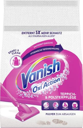 Vanish Oxi Action Teppichpflege Pulver zum Absaugen 820g